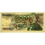 5.000 złotych 1986 - WZÓR - AY 0000000 - No.0220 -