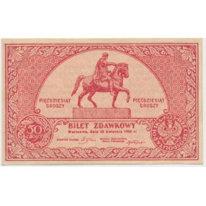 50 groszy 1924 - Ausgabe Frische