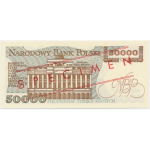 50.000 złotych 1989 - WZÓR - A 0000000 - No.0908 -