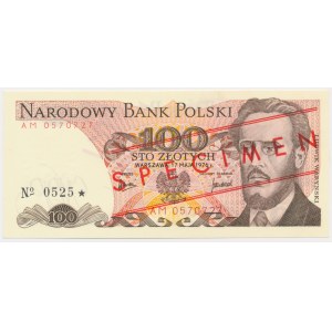 100 zloty 1976 - SPECIMEN/Design - AM - No.0525 -.