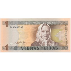 Lithuania, 1 Litas - AAH -