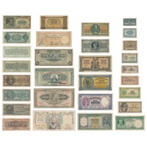 Grecja, zestaw banknotów (29 szt.)