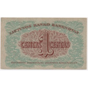 Litauen, 1 Cent 1922
