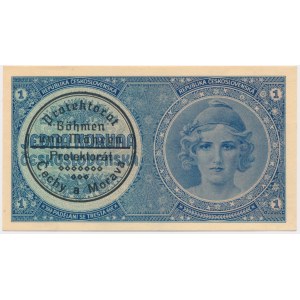 Bohemia and Moravia, 1 Koruna (1939)