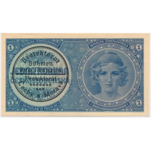 Bohemia and Moravia, 1 Koruna (1939)