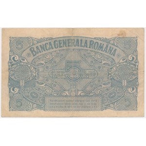 Romania, 5 Lei (1917)