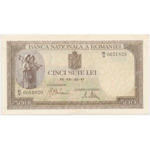 Romania, 500 Lei 1940-43