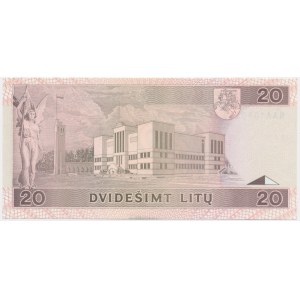 Lithuania, 20 Litu 1993