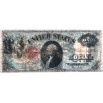 USA, Red Seal, 1 dolar 1917 - Speelman & White -