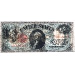 USA, Rotes Siegel, $1 1917 - Speelman &amp; White -.