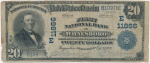 USA, Blue Seal, 20 Dollars 1920 - Elliot & Burke -