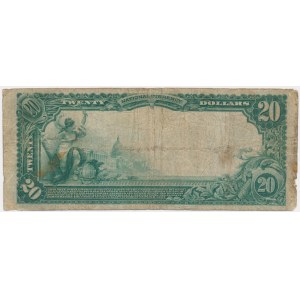 USA, Blaues Siegel, $20 1920 - Elliot &amp; Burke -.