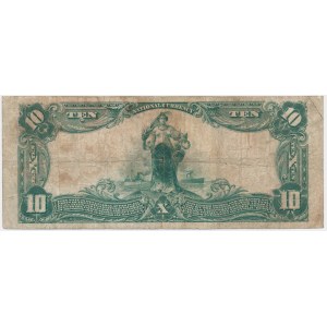 USA, Blaues Siegel, Scranton, Pennsylvania, $10 1902 - Lyons &amp; Roberts -.