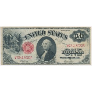 USA, Red Seal, 1 Dollar 1917 - Elliot & White -