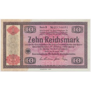 Deutschland, Drittes Reich, 10 Mark 1933 - Wertolos -