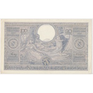 Belgium, 100 Francs=20 Belgas 1943