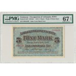 Kaunas, 5 Mark 1918 - D - PMG 67 EPQ - ONE