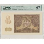 100 złotych 1940 - B - Fałszerstwo ZWZ - PMG 67 EPQ