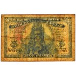 Bank of Indochina, New Hebrides, 5 Francs (1944)