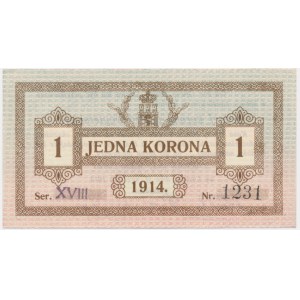 Lvov, 1 Kronen 1914 - Ser. XVIII