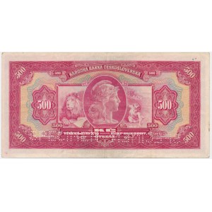 Slovakia, 500 Korun 1929 - SPECIMEN -