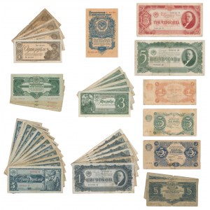 Rosja, zestaw mix banknotów 1922/47 (38 szt.)