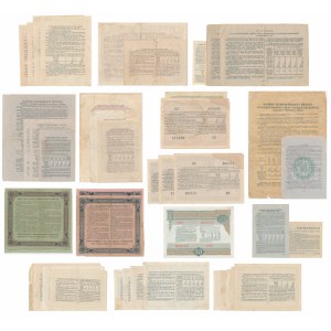 Russia, group of various paper securities (49 pcs.)