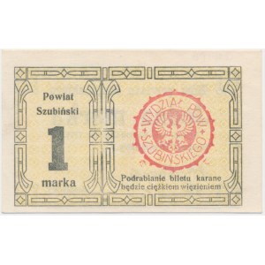 Szubin, 1 marka 1919 - blankiet