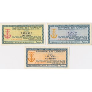 Baltona, 1 - 5 cents 1973 (3 pieces).