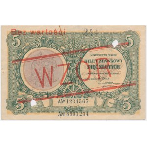 5 Zloty 1925 - MODELL - A -.