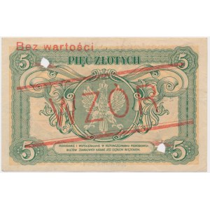 5 złotych 1925 - WZÓR - A -