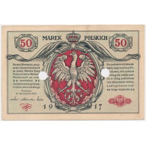 50 marek 1916 - Jenerał - A - FALSYFIKAT Z EPOKI - ŁADNY