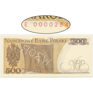 500 złotych 1974 - WZÓR JAROSZEWICZA - E 0000284 -