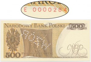 500 złotych 1974 - WZÓR JAROSZEWICZA - E 0000284 -