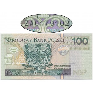 100 Zloty 1994 - ZA - Ersatzserie