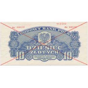 10 złotych 1944 ...owe - WZÓR - Ac 446... -