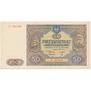 50 zloty 1946 - M -.