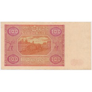 100 Zloty 1946 - Mz - seltene Ersatzserie