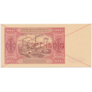 100 Zloty 1948 - SPECIMEN - AG -.