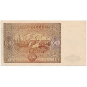 1.000 złotych 1946 - Bw. - BARDZO RZADKIE
