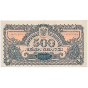 500 złotych 1944 ...owym - AO -