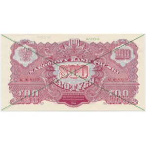 100 złotych 1944 ...owym - WZÓR - AC 068... -