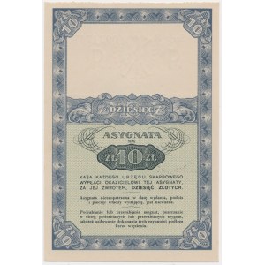 Asygnata na 10 złotych 1939