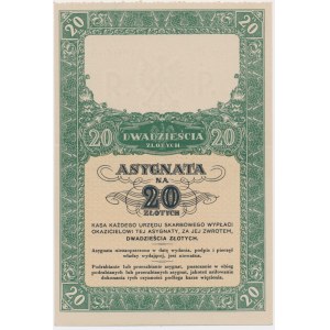 Auftrag für 20 Zloty 1939