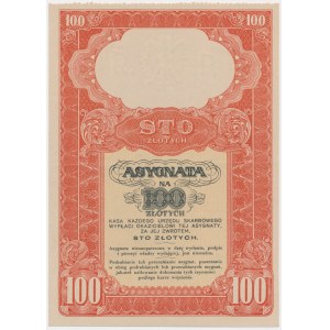 Assignment for 100 zloty 1939
