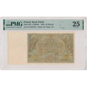 10 złotych 1926 - Ser.CZ - PMG 25