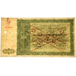 Erlöskarte, Ausgabe II für 1.000 Zloty 1947 - MODELL -.