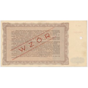 Revenue Ticket, Issue II for 50,000 zloty 1947 - MODEL -.