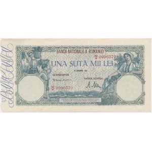 Romania, 100.000 Lei 1946