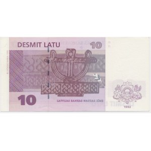 Latvia, 10 Latu 1992